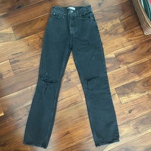 Abercrombie 90s straight ultra high rise